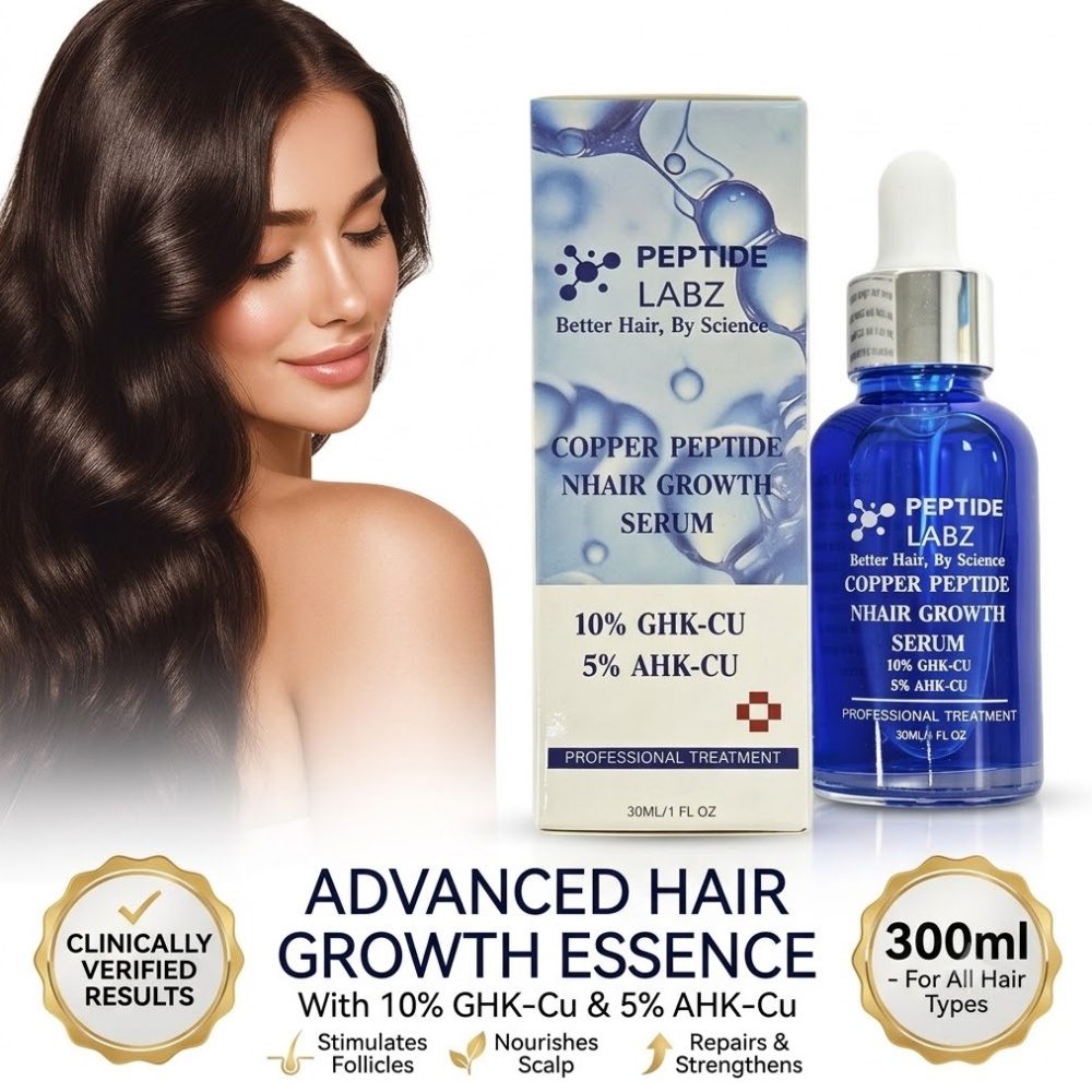 Growth Factor Serum - เอสเซนส์บำรุงเส้นผม คอปเปอร์ เปปไทด์ GHK Cu ป้องกันผมร่วง