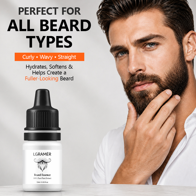 Growth Factor Serum - เซรั่มปลูกหนวดเคราสำหรับผู้ชาย บำรุงรูขุมขนบนใบหน้า ลดการหลุดร่วงของหนวดเครา ยาวขึ้น แข็งแรงขึ้น สร้างการดูแลหนวดเคราอย่างเป็นธรรมชาติ