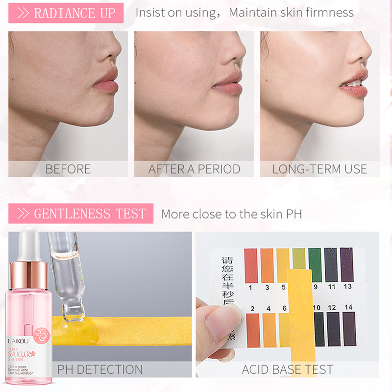 LAIKOU 17ML ญี่ปุ่น SAKURA Ser - Growth Factor Serum บทวิจารณ์และราคา