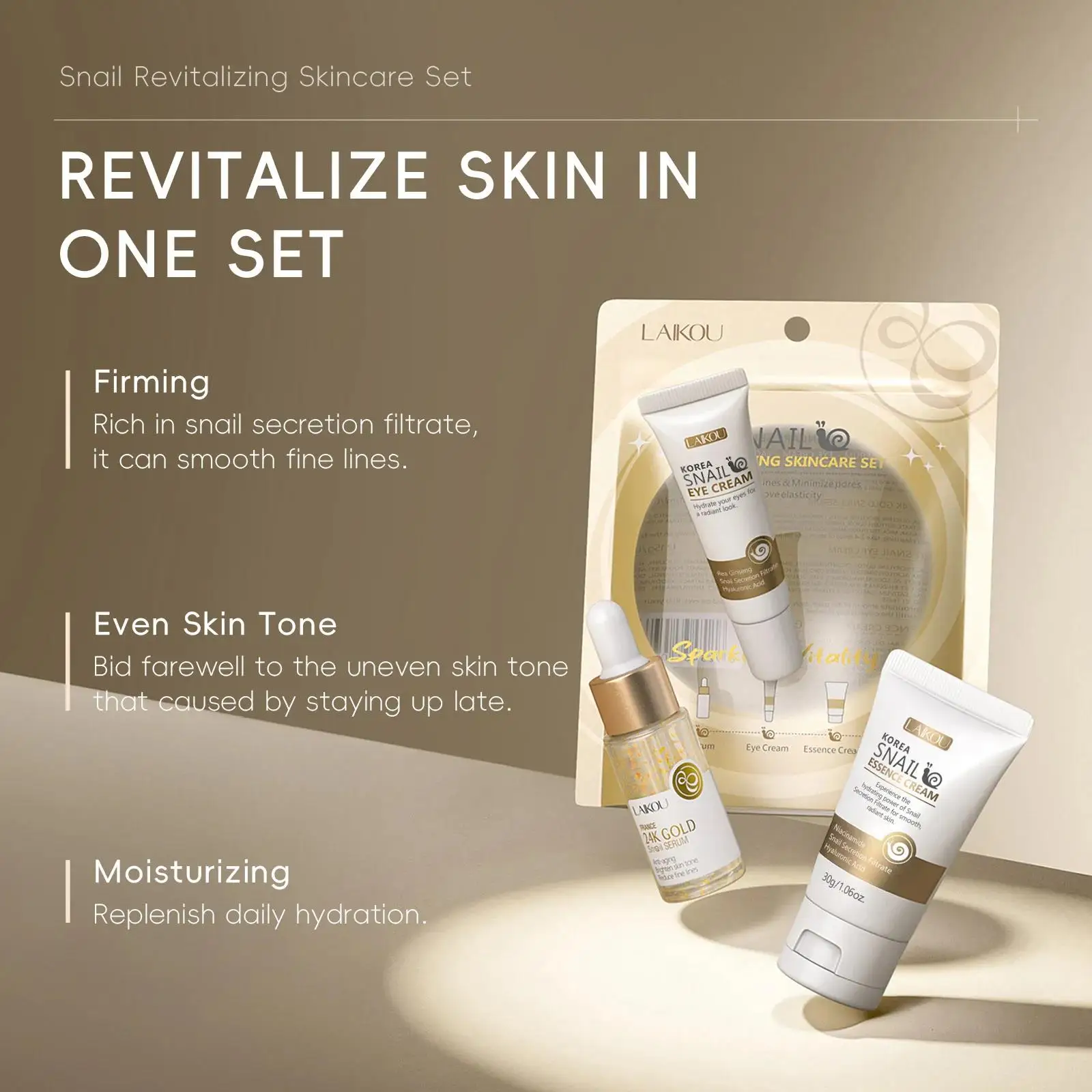 เซรั่มบำรุงผิวหน้าและรอบดวงตาส - Luxury Skincare Line บทวิจารณ์และราคา