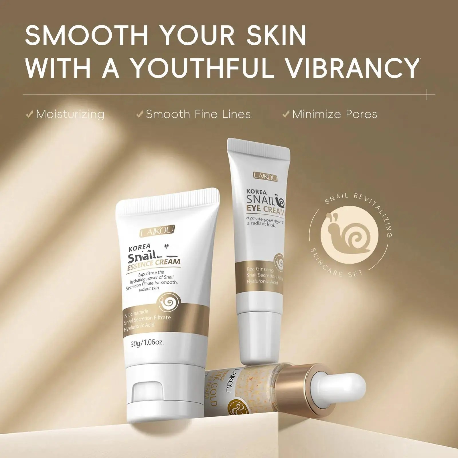 เซรั่มบำรุงผิวหน้าและรอบดวงตาส - Luxury Skincare Line บทวิจารณ์และราคา
