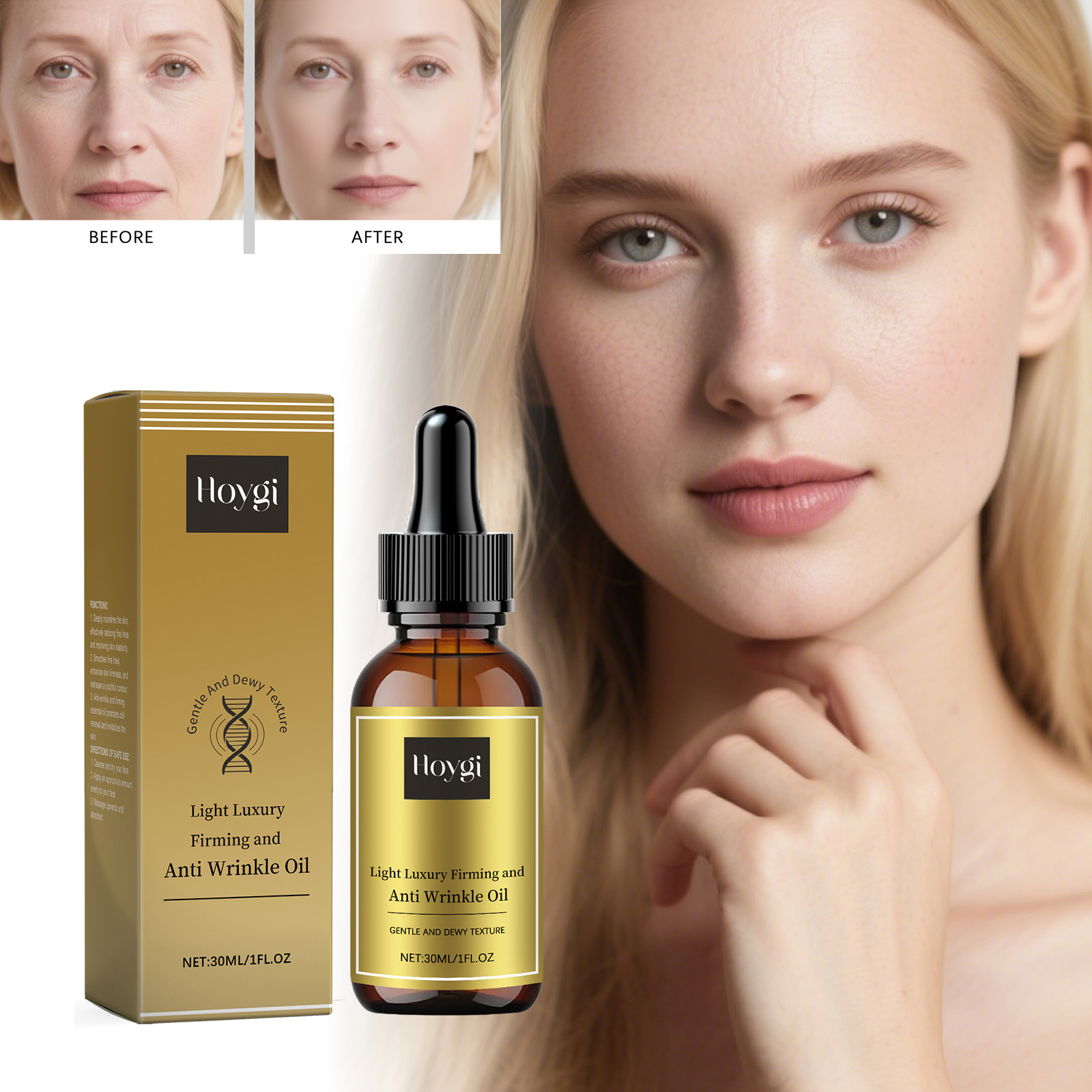น้ำมันบำรุงผิวหน้ากระชับ ยกกระ - Luxury Skincare Line บทวิจารณ์และราคา